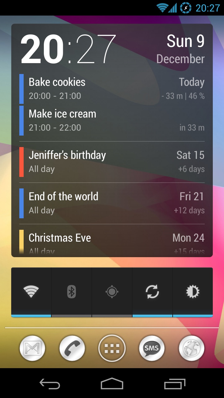 free calendar widgets